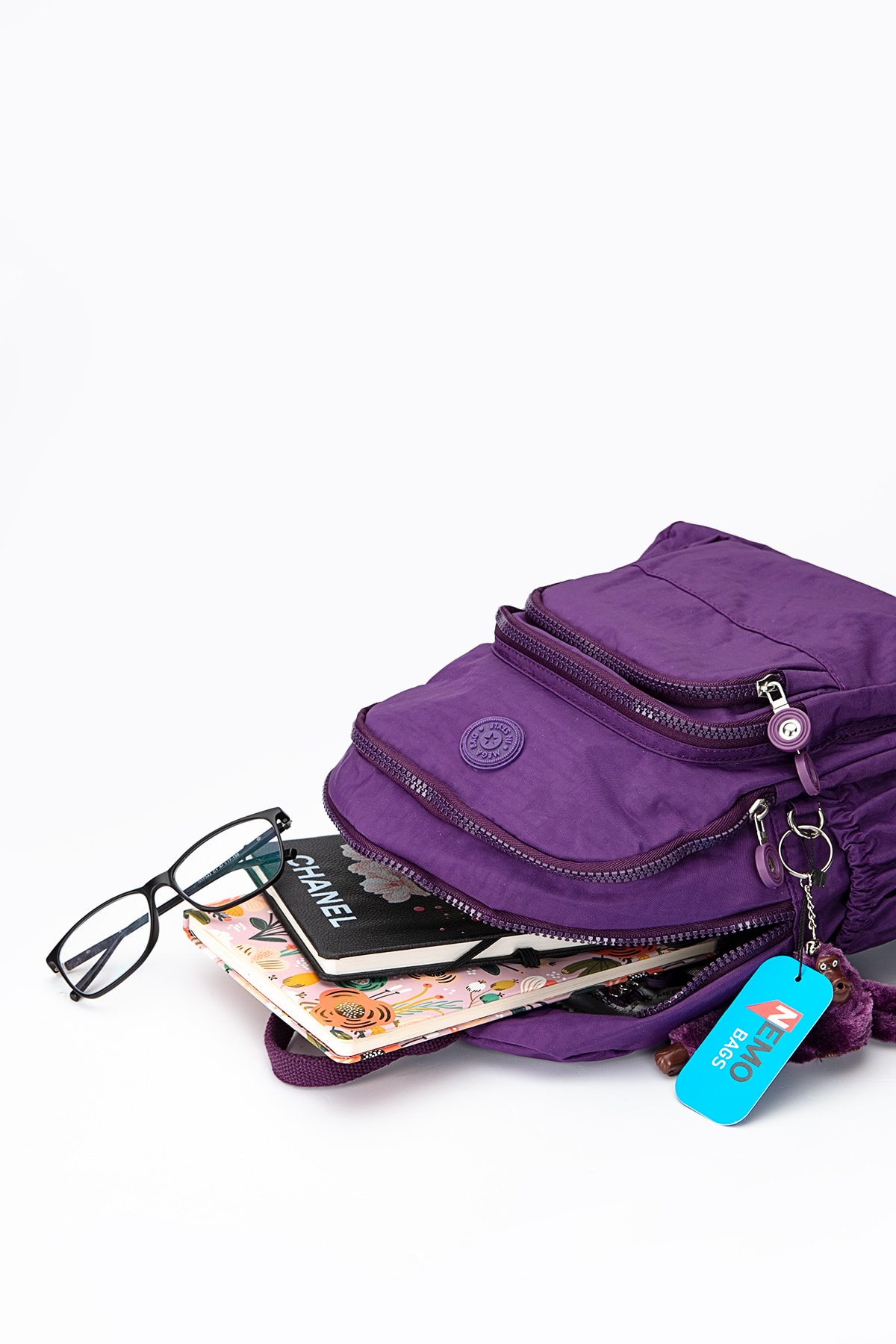 کوله پشتی زنانه بنفش NEMO BAGS | NEMOBAGS251 اورجینال - تصویر 4