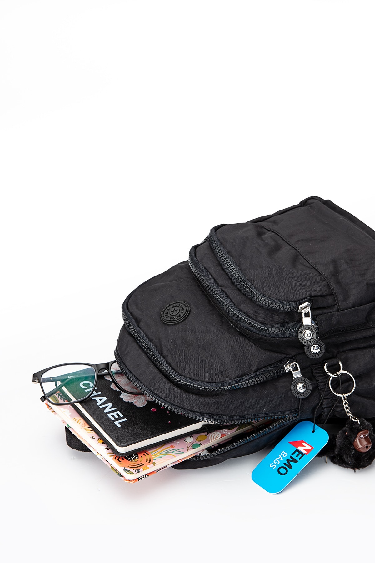 کوله پشتی زنانه مشکی NEMO BAGS | NEMOBAGS251 اورجینال - تصویر 5