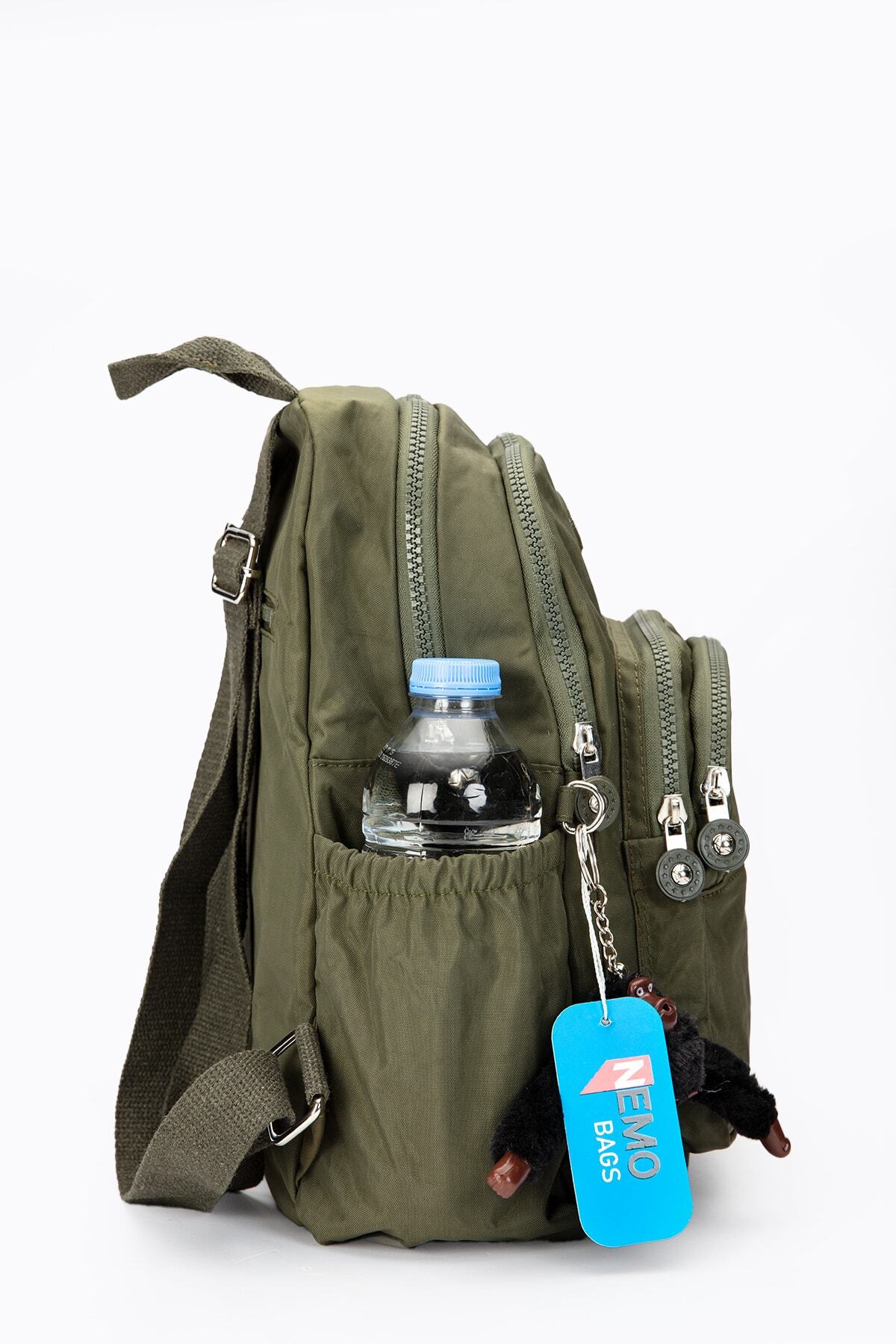 کوله پشتی زنانه خاکی NEMO BAGS | NEMOBAGS251 اورجینال - تصویر 7