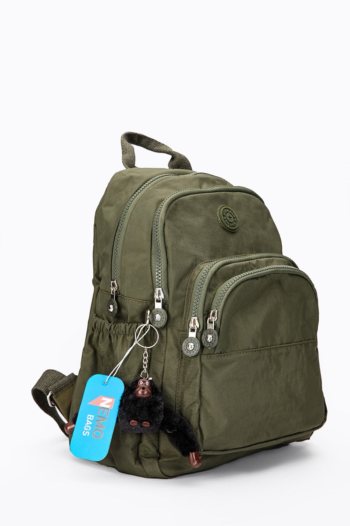 کوله پشتی زنانه خاکی NEMO BAGS | NEMOBAGS251 اورجینال - تصویر 8