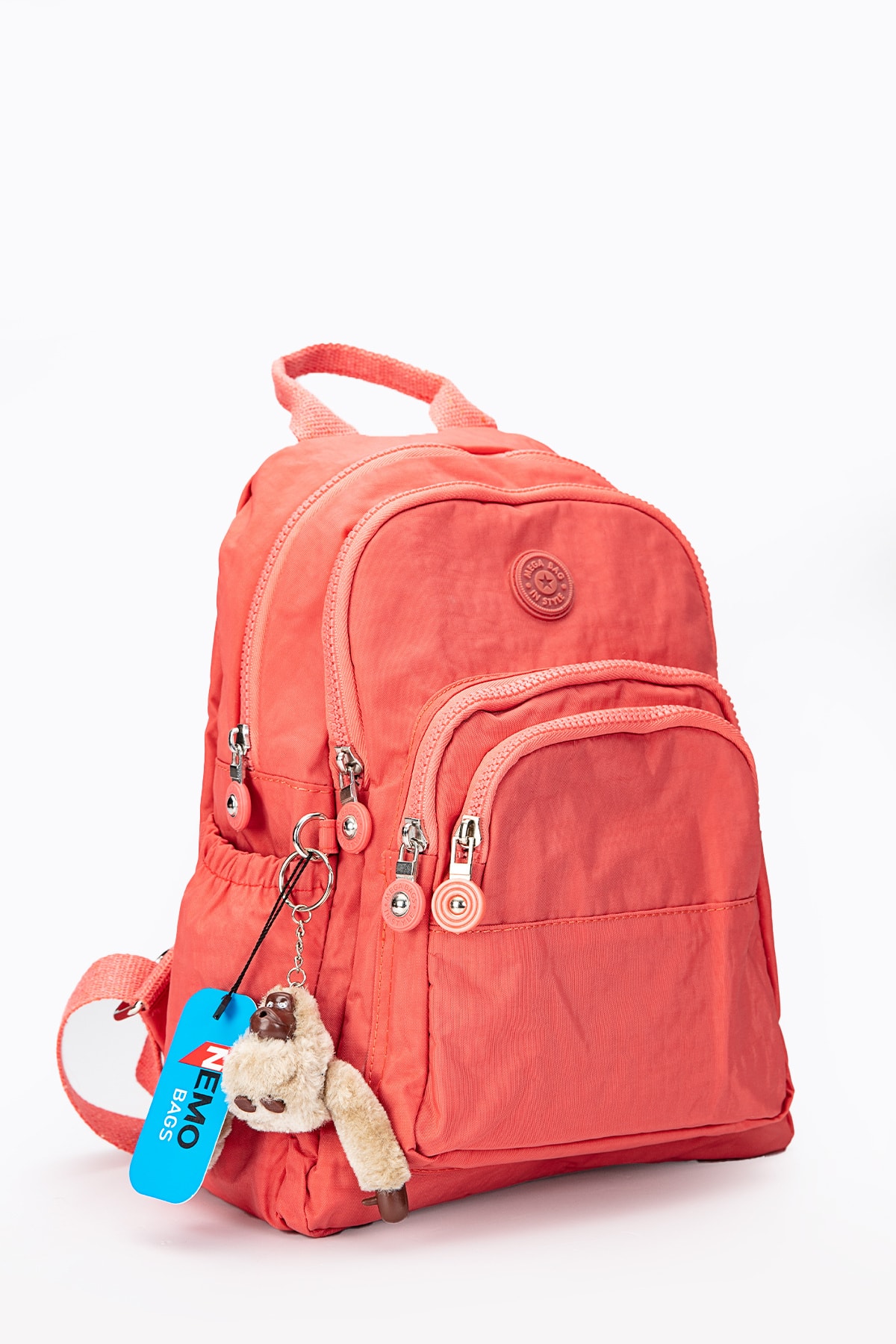 کوله پشتی زنانه نارنجی NEMO BAGS | NEMOBAGS251 اورجینال - تصویر 8