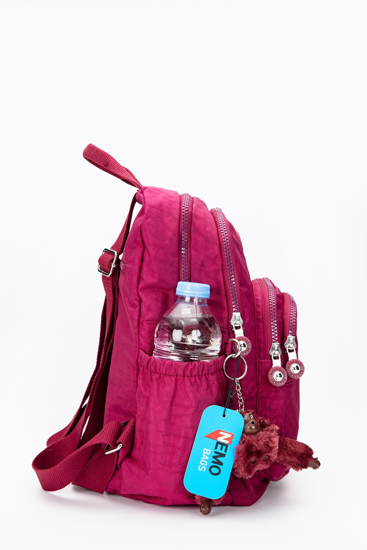 کوله پشتی زنانه بورگوندی NEMO BAGS | NEMOBAGS251 اورجینال - تصویر 7