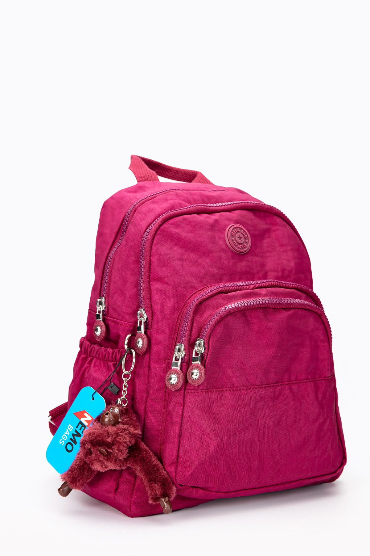 کوله پشتی زنانه بورگوندی NEMO BAGS | NEMOBAGS251 اورجینال - تصویر 8