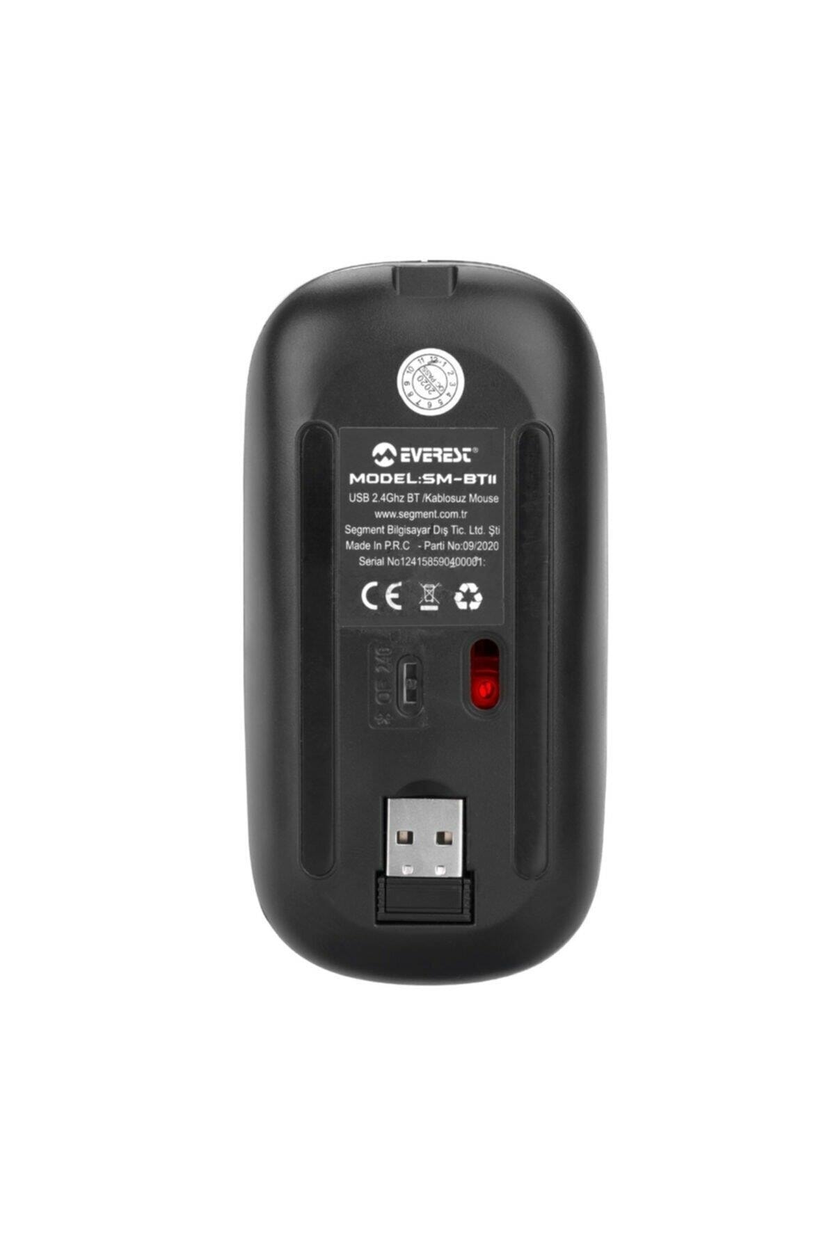 Sessiz Ve Ergonomik Mouse Kablosuz Mouse Wireless Şarjlı Edilebilir Usb Rgb Mouse 2