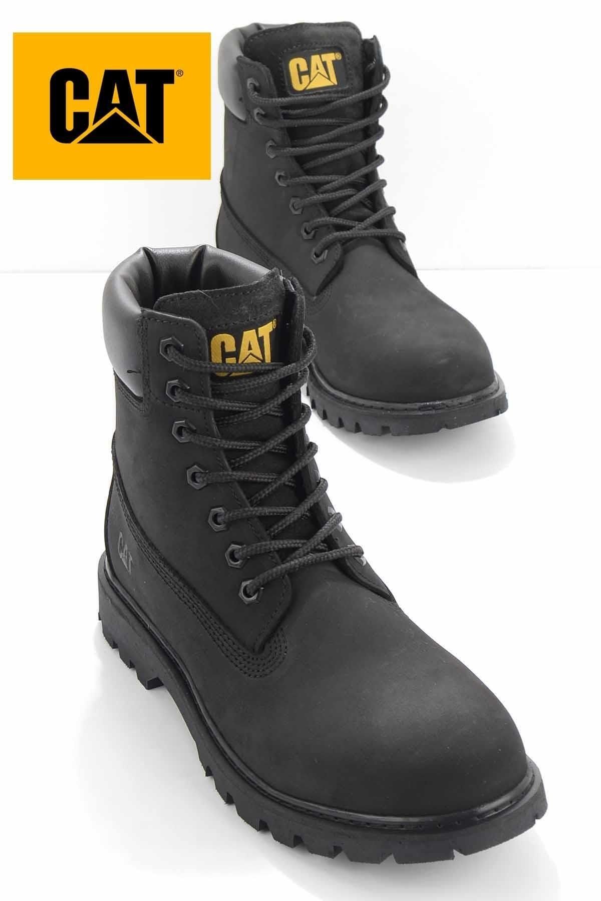 Caterpillar چکمه مردانه چرم مشکی CAT1111137701