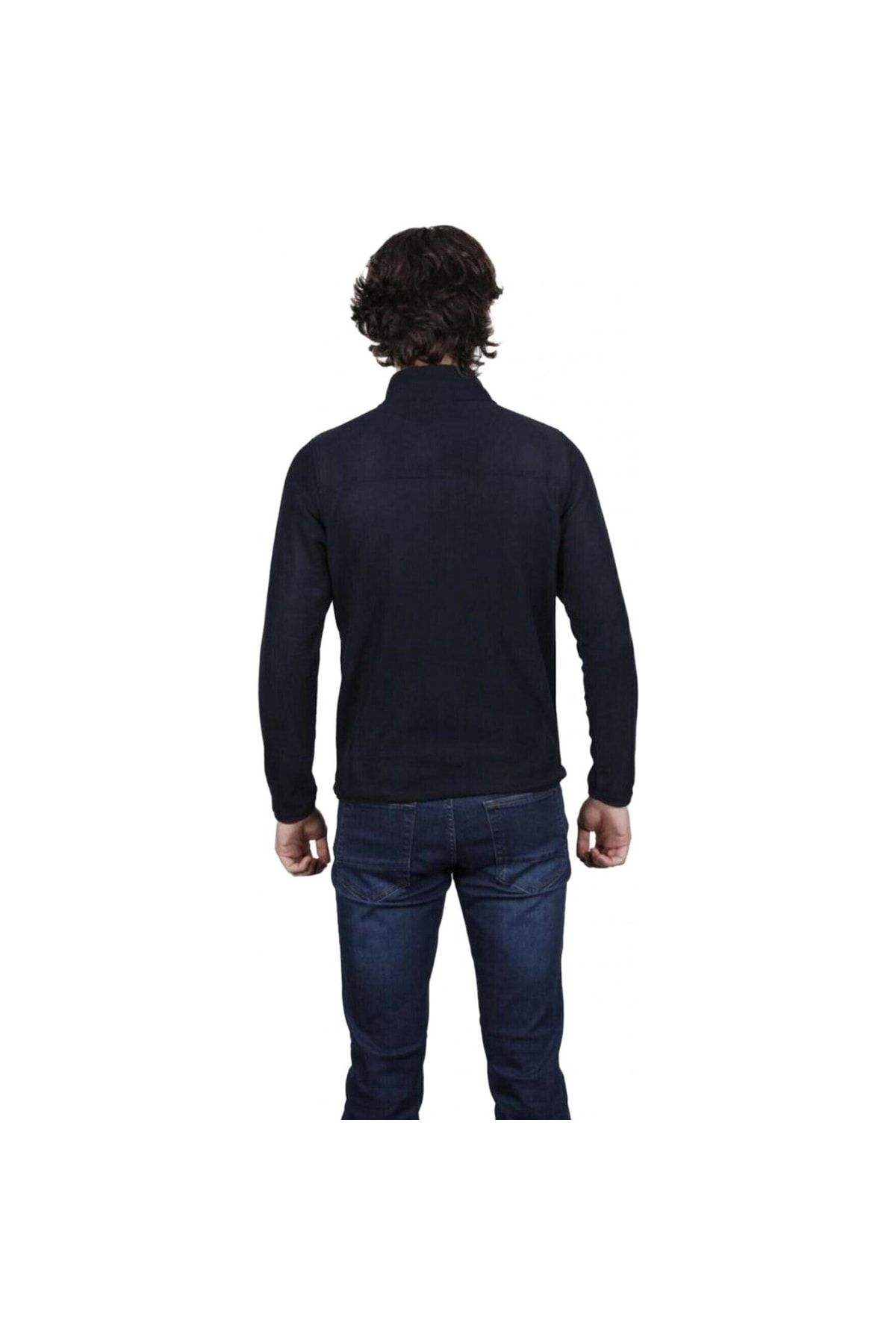 lumberjack-M-sn165 Nordic Fleece Μαύρο Ανδρικό Casual Fleece Jacket 3