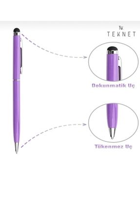 Dokunmatik Kalem Tüm Cihazlara Uyumlu Tablet Telefon Için Çizim & Yazı Kalemi 2 In 1 Tükenmez Uçlu 4232161235210