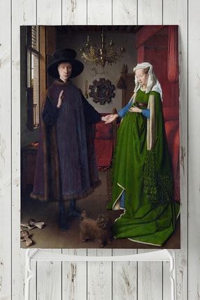 Van Eyck - Arnolfini'nin Evlenmesi Sanatsal Poster (50x70cm) PSTRMNY11901