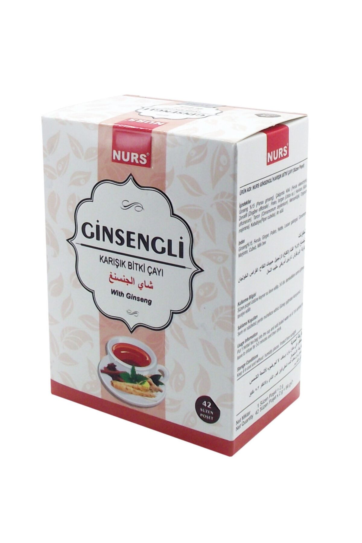 Ginsengli Çay 42 Li Karışık Bitki Süz Poşet
