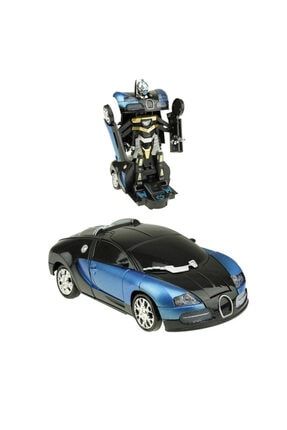 Transformers Robota Dönüşen Işıklı Sesli Bugatti Araba TRNS01