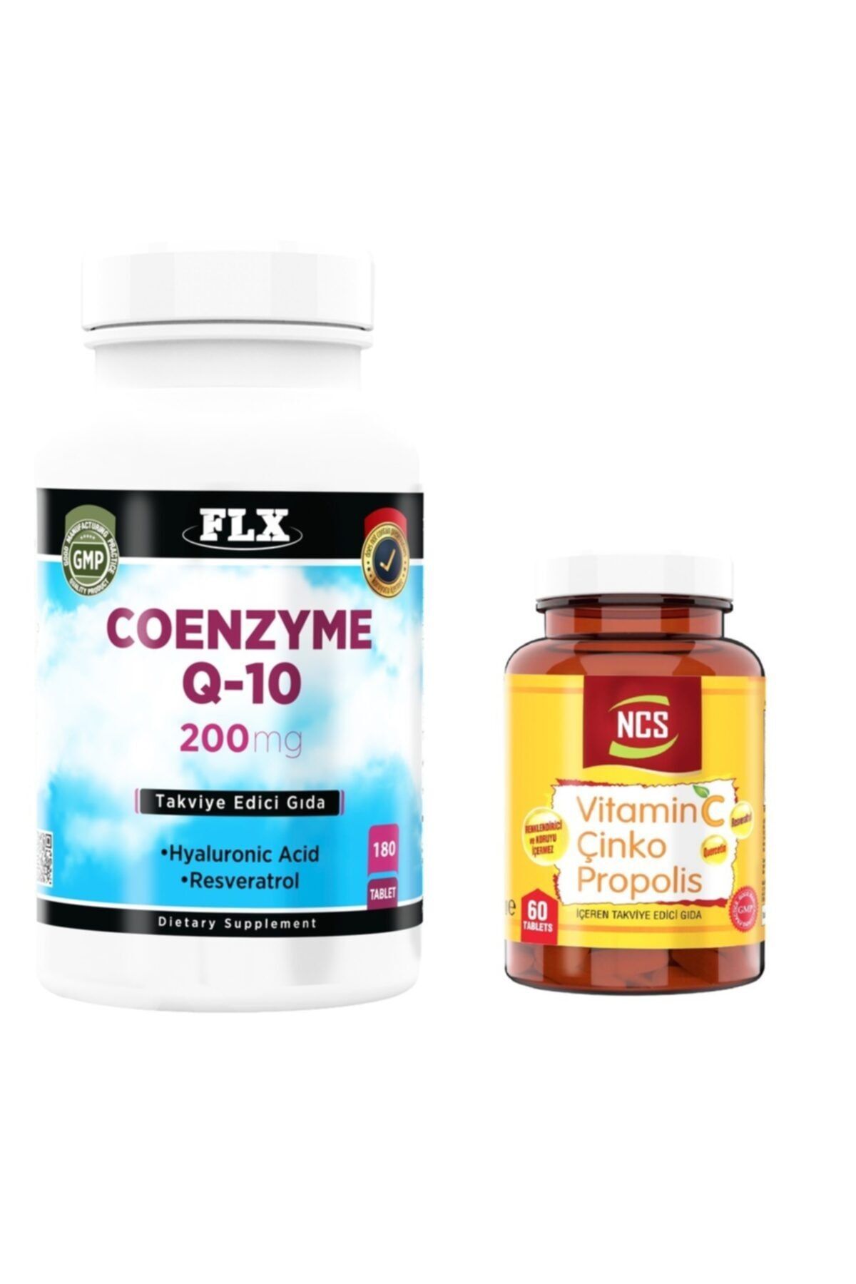 FLX Coenzyme Q-10 200 Mg 180 Tablet + Vitamin C Çinko Propolis 60 Tablet