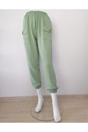 Kadın Yeşil Ayrobin Pantolon Ayrobin pantalon