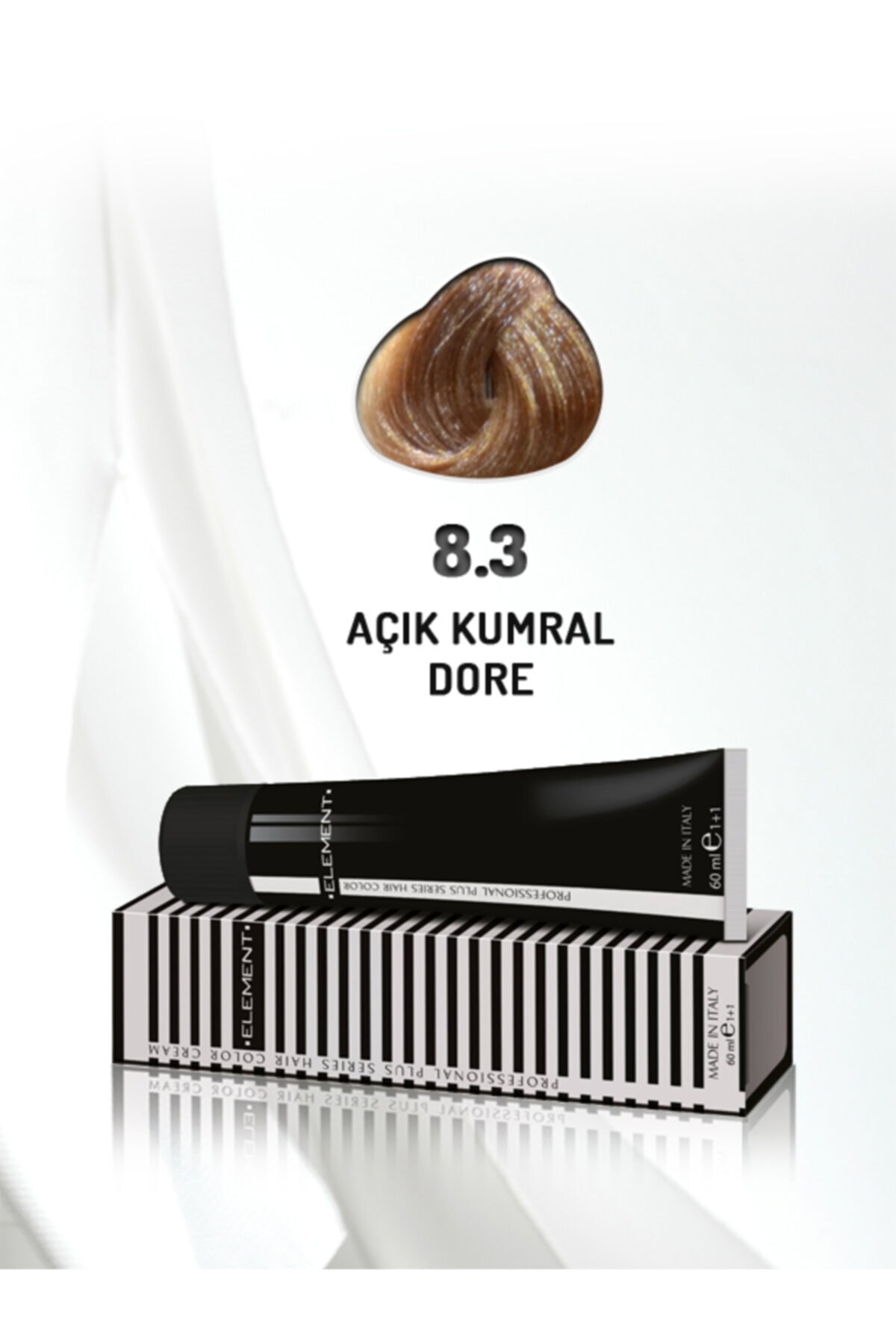 element professional hair color sac boyasi no 8 3 acik kumral dore 60 ml fiyati yorumlari trendyol