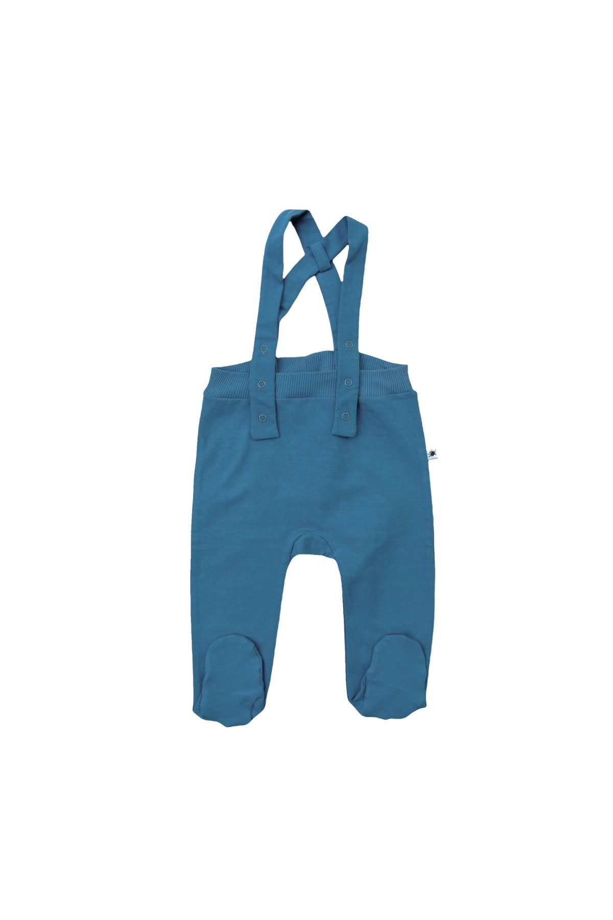 Little Yucca-Blue Organic Cotton "seed" Booties Salopet 1