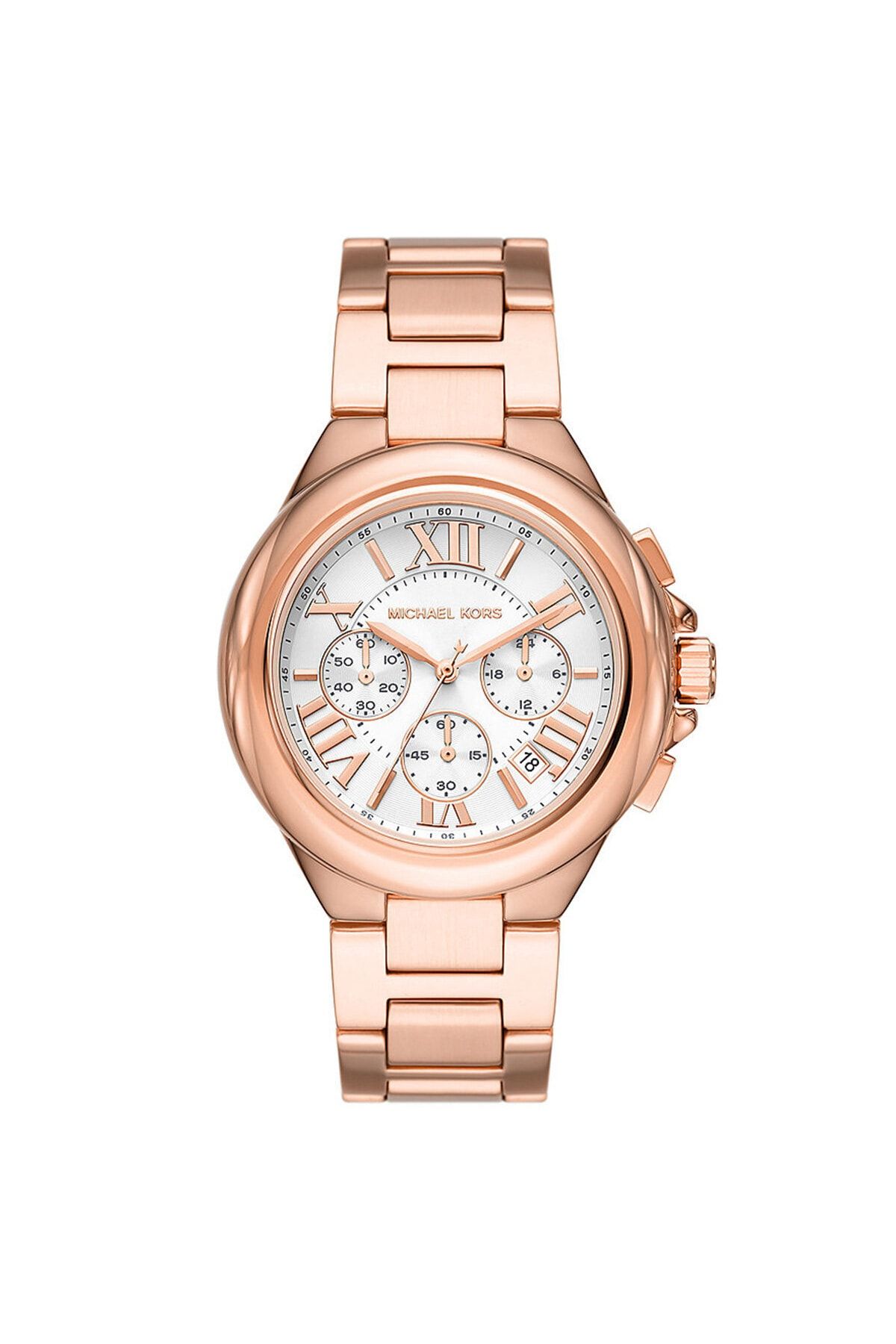 Mk pink hotsell gold watch