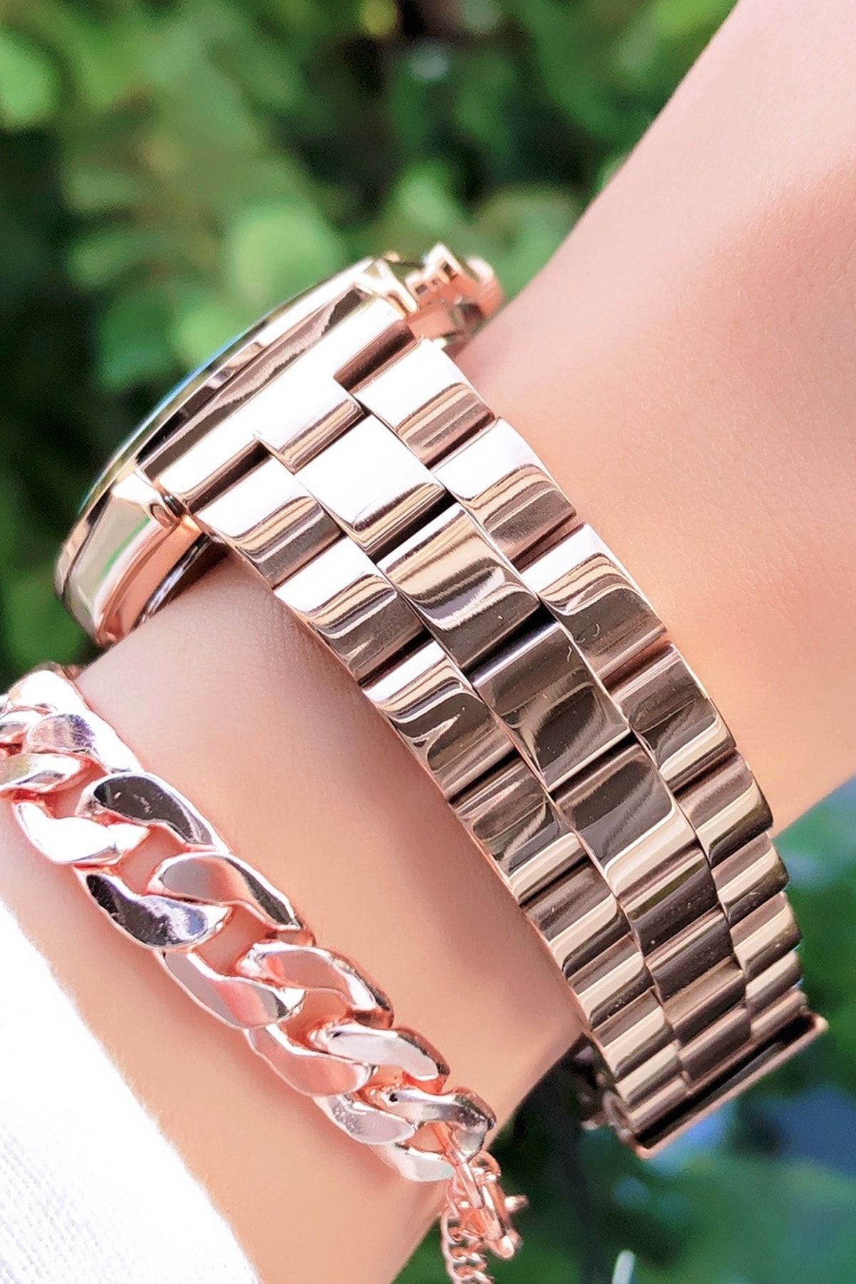 Mascionni Watch Pink Rose gold Trendyol