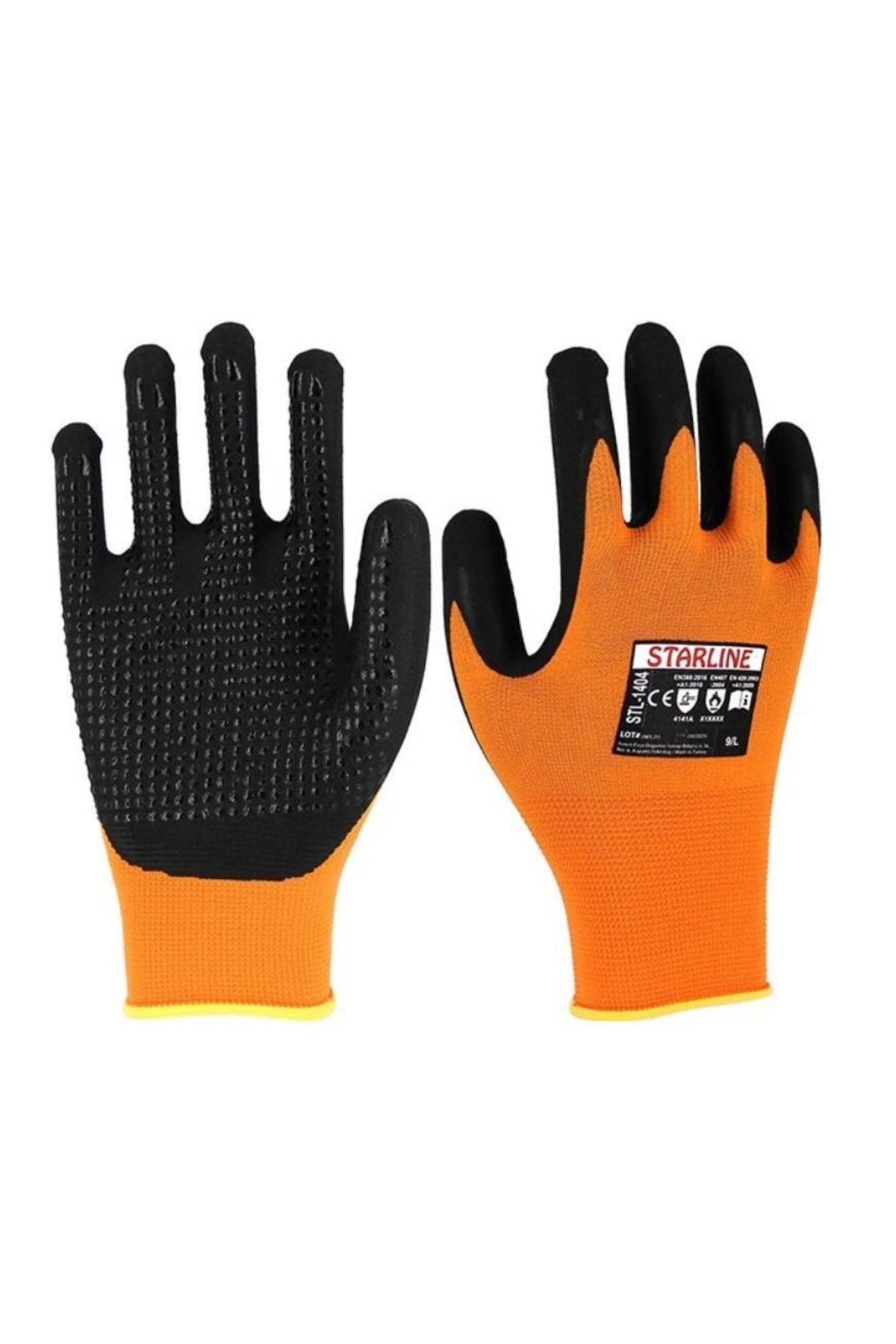 Starline Stl-1404 Köpük Nitril Puanlı Eldiven No:9