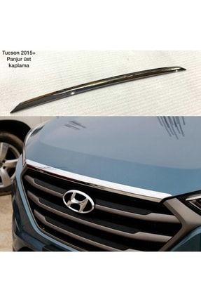 Hyundai Tucson uyumlu Kaput Ucu Panjur Üst Kromu Nikelajı 2015-2018 HYTPUK18161