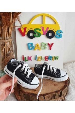 Unisex Bebek Siyah Star Sneaker SİYAH CON