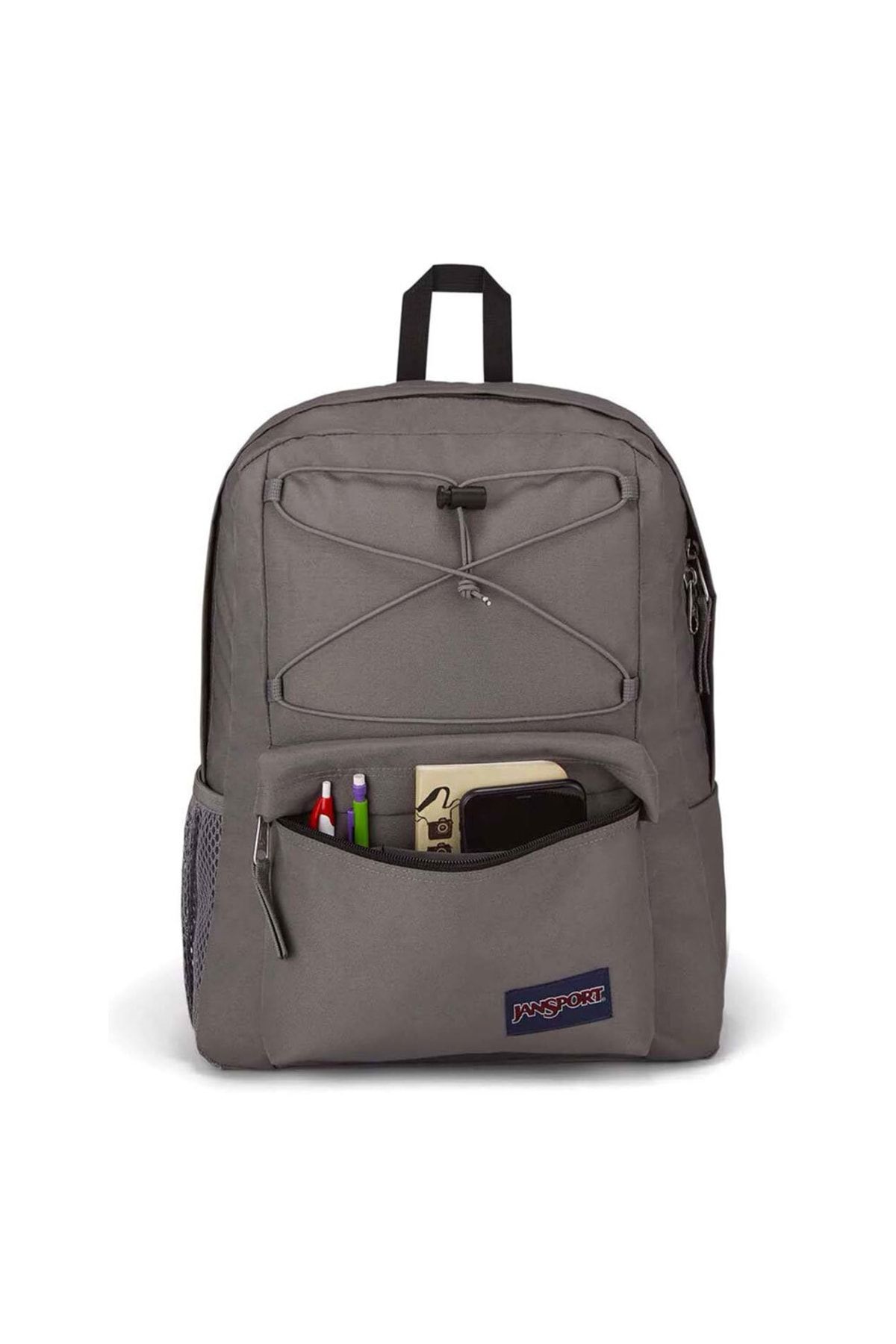 Dark gray jansport best sale backpack