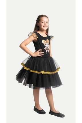 Lol Bebek Elbise Kız Çocuğu Siyah Kostüm 74205275