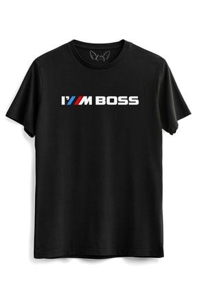 Bmw Resimli Dijital Baskılı Siyah Oversize Tshirt 10726