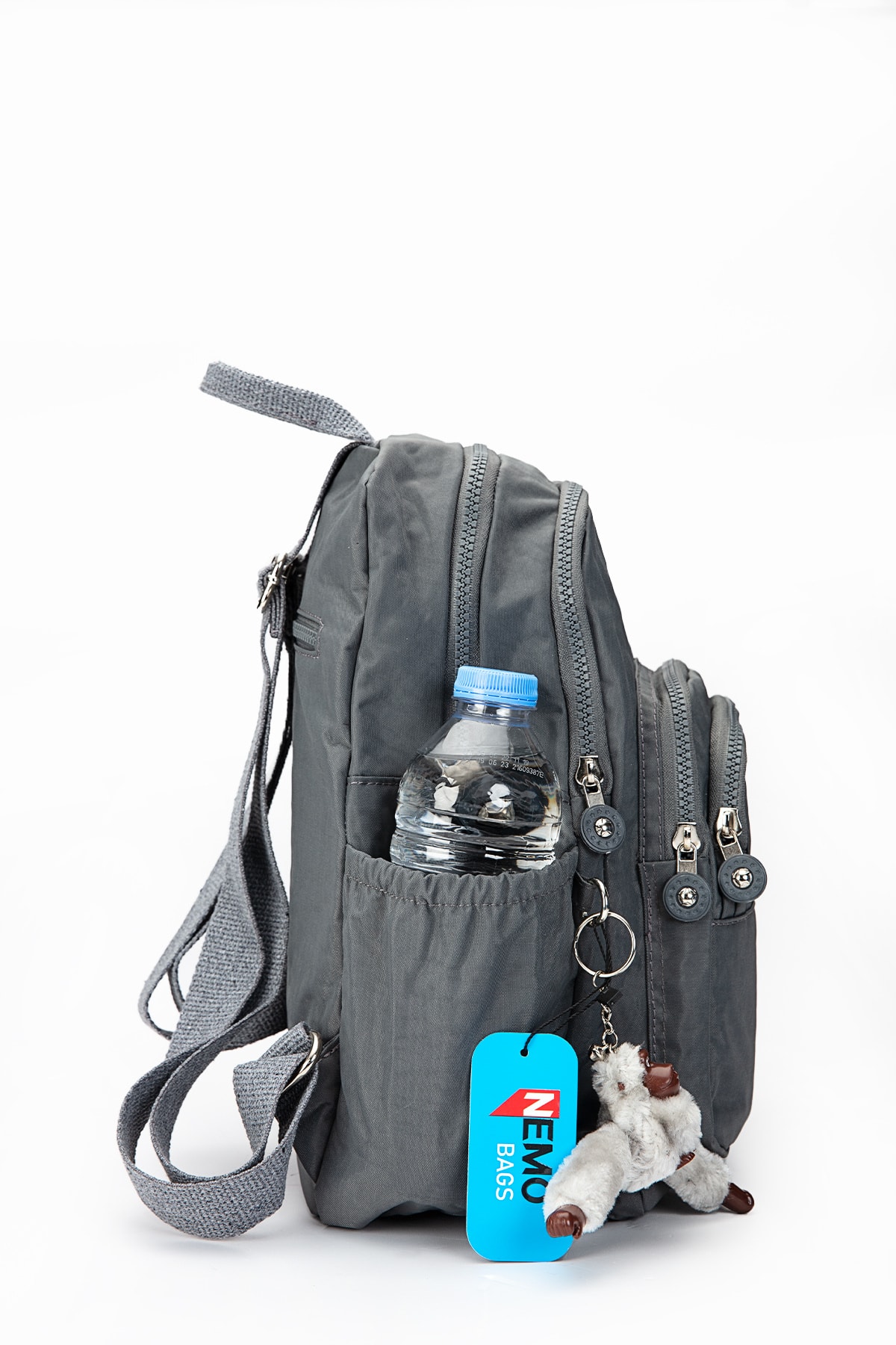 کوله پشتی زنانه خاکستری NEMO BAGS | NEMOBAGS251 اورجینال - تصویر 2