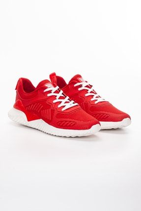 Kırmızı-beyaz Unisex Sneaker Spor Ayakkabı Takax0132 ODALSHOES01