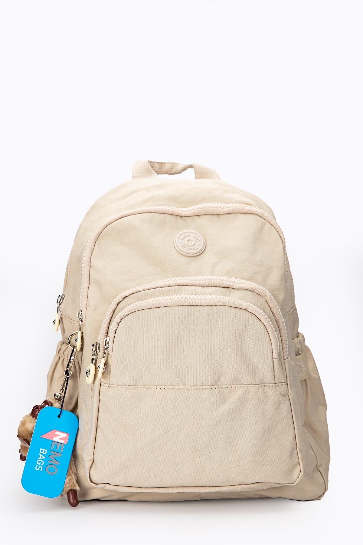 کوله پشتی زنانه بژ NEMO BAGS | NEMOBAGS251 اورجینال - تصویر 8