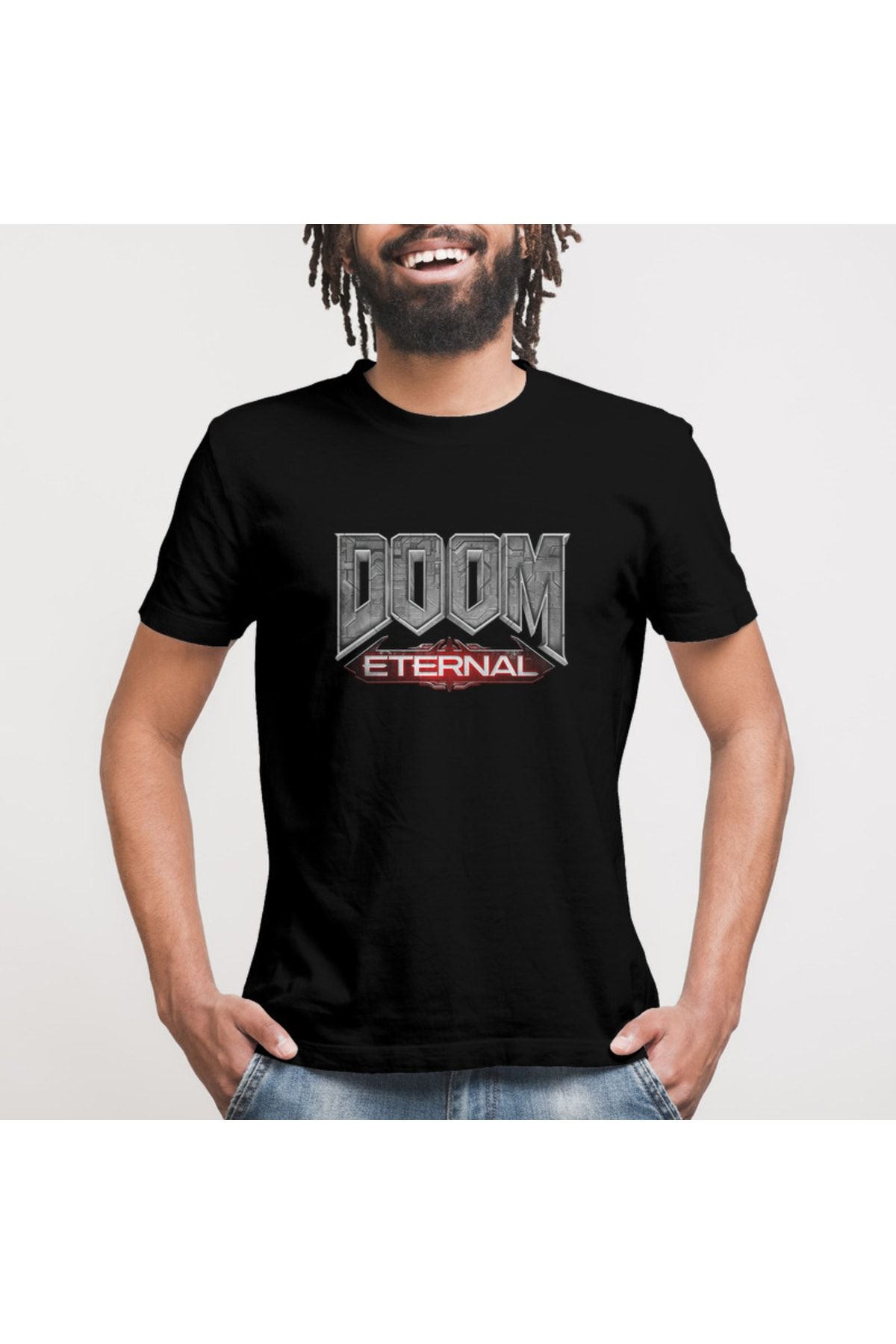 Built By Crazy-Doom Eternal Logo Unisex T-Shirt 3