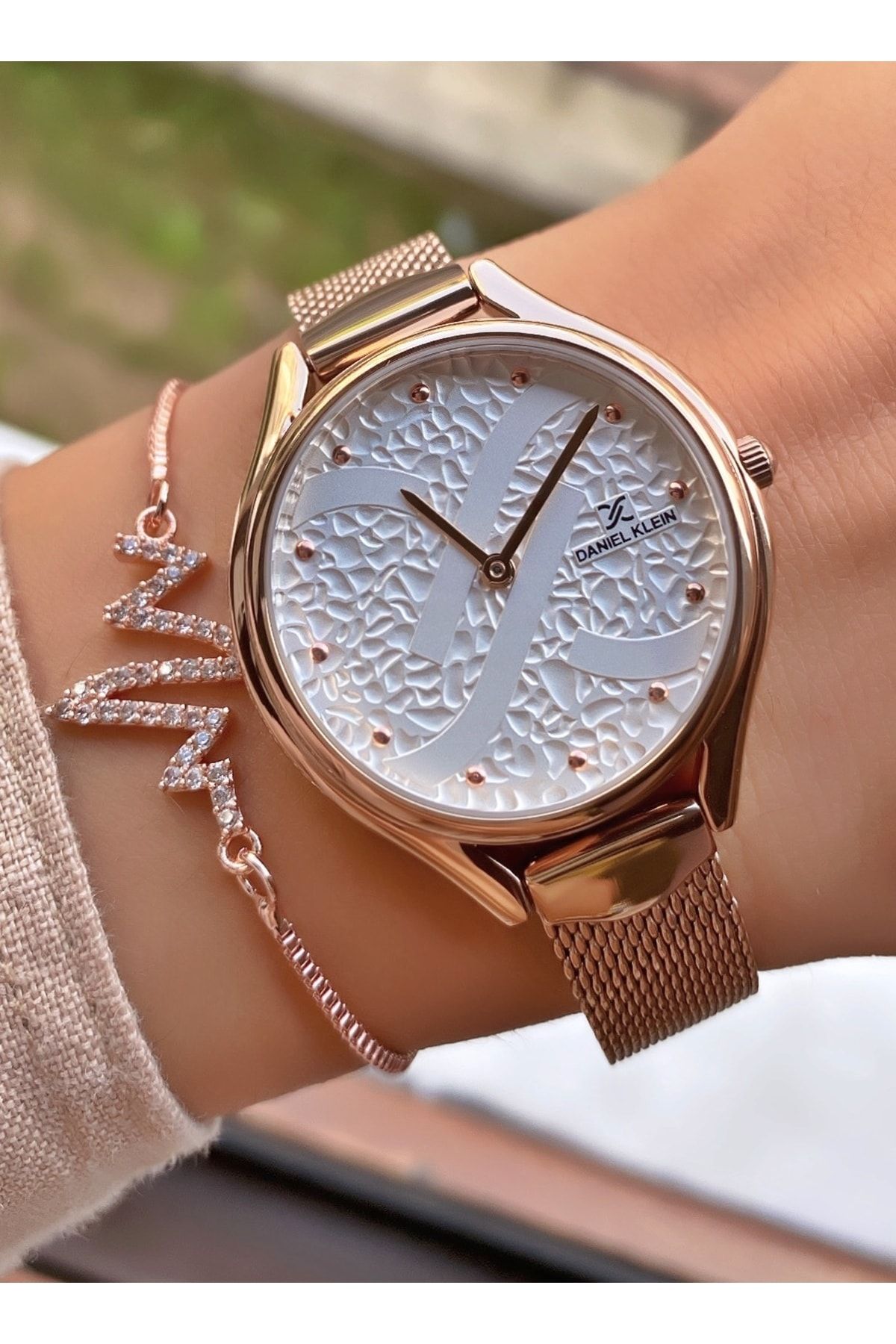 Daniel klein shop rose gold
