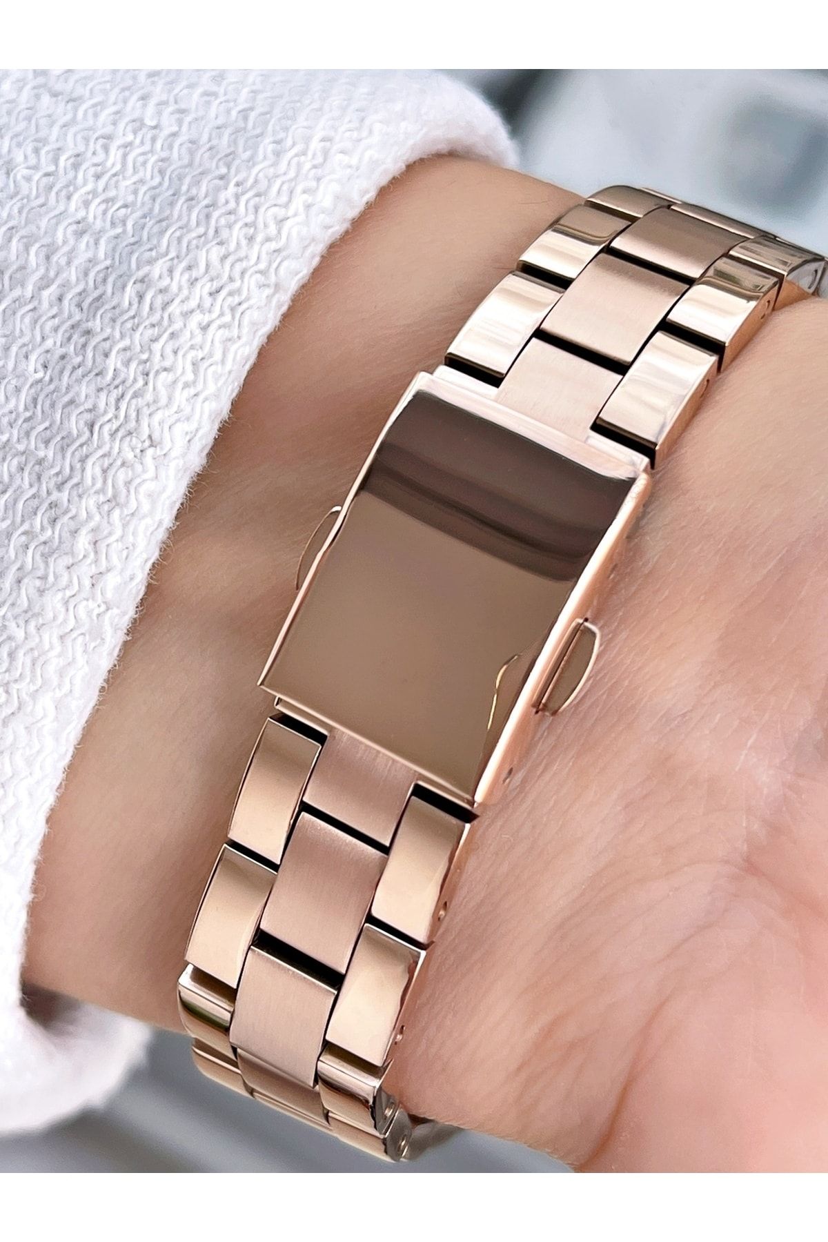 Gold metal watch straps store