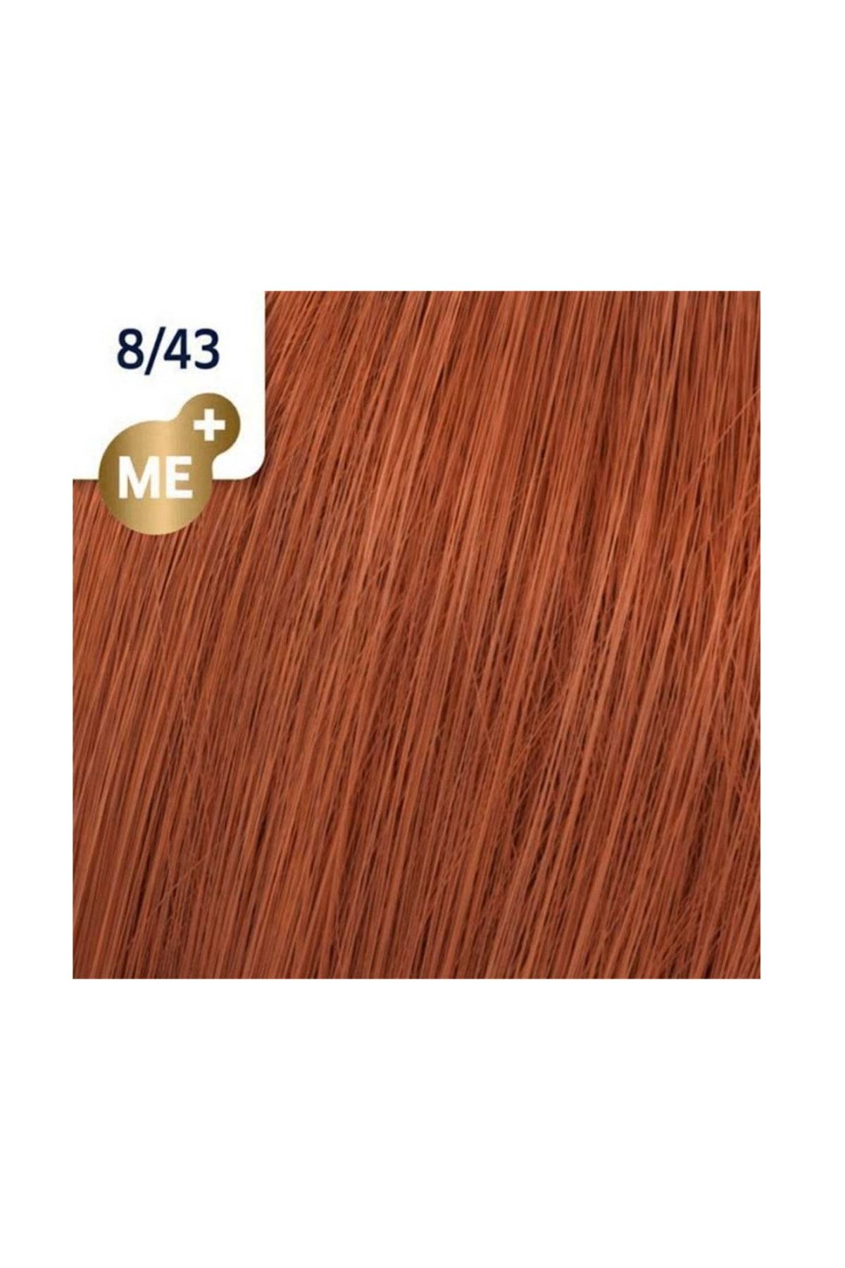 رنگ مو آبی زنانه Koleston Perfect Me+ 8 43 قهوه ای قرمز تعریف شده کرم 60 میل Wella