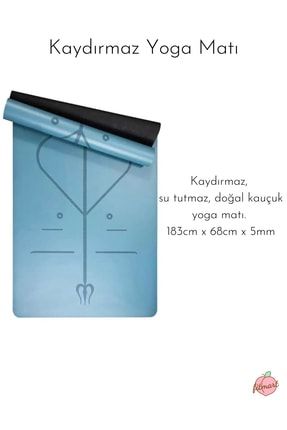 Mavi Kaydırmaz Yoga Matı YM01
