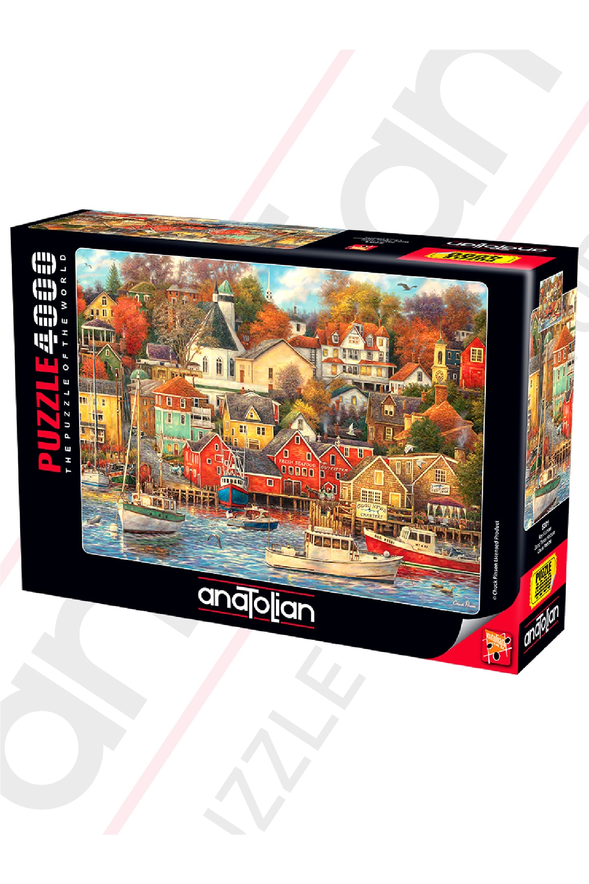 Anatolian Puzzle Anatolian 4000 Parça Puzzle / Keyif Limanı - Kod 5201