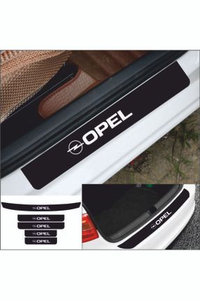 Opel Vectra Için Bagaj Ve Kapı Eşiği Piano Black Oto Sticker Set 03894