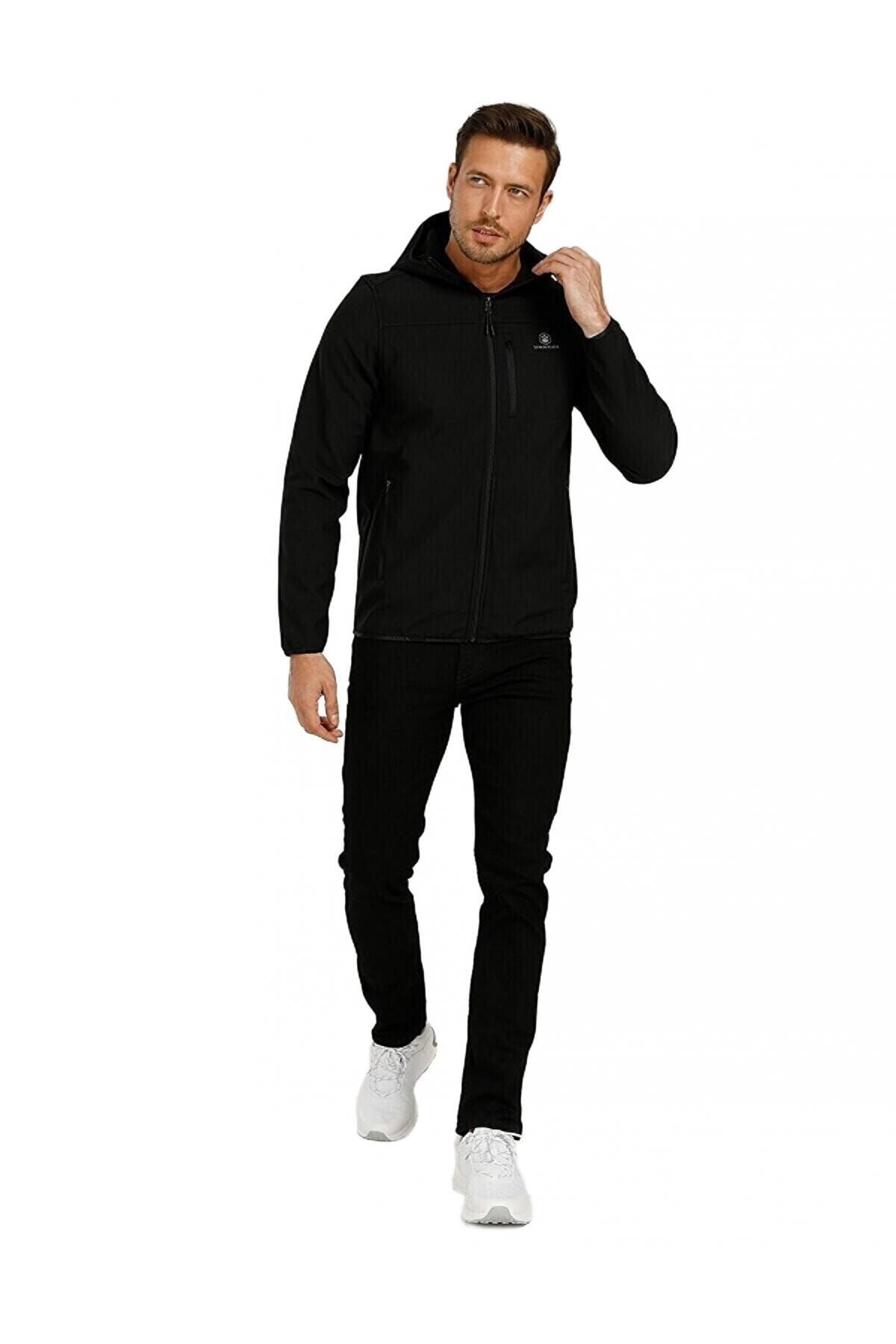 کاپشن مردانه مشکی Lumberjack | 257 GT16 اورجینال - تصویر 3