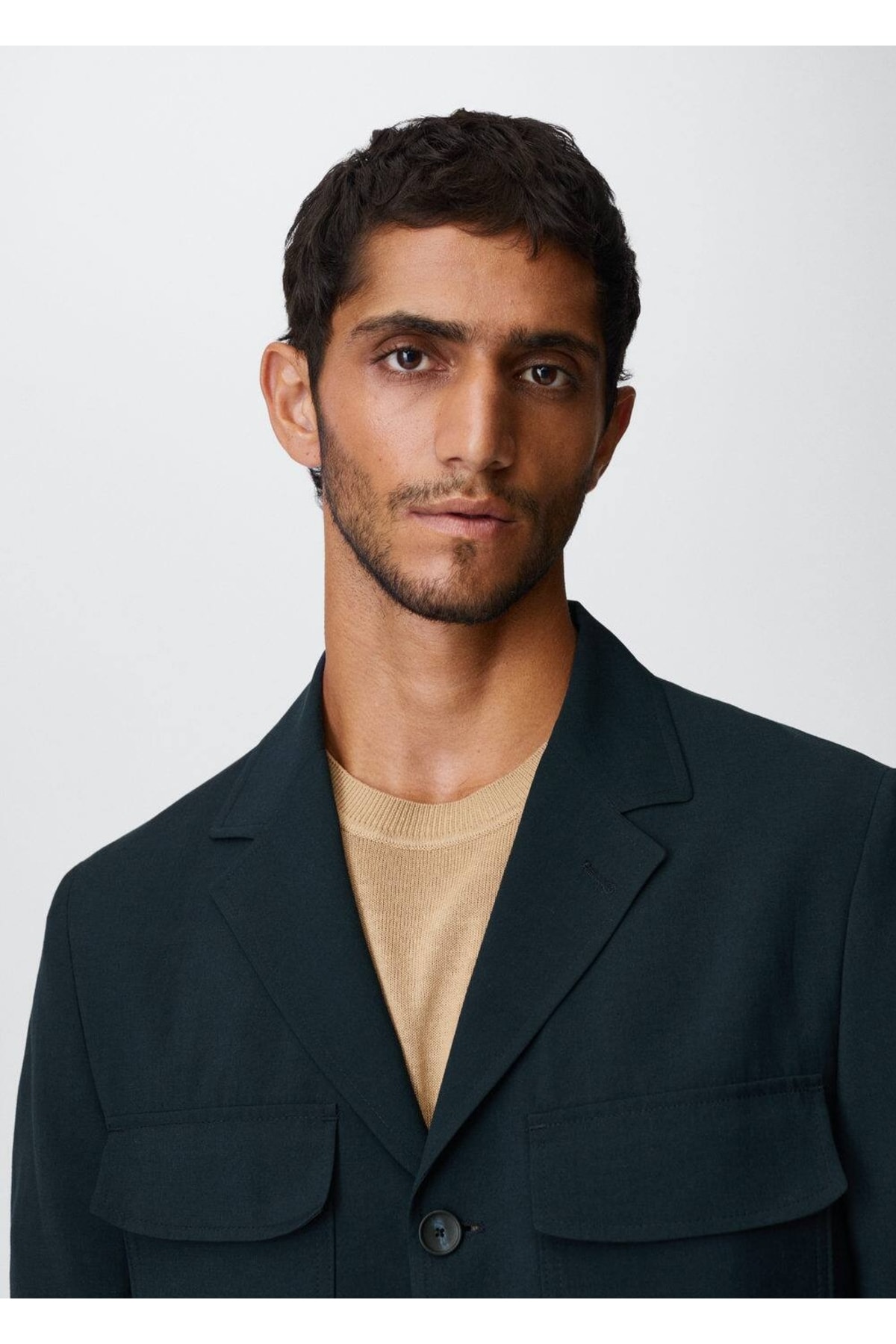 ژاکت مردانه آبی سرمه ای منگو | 37050034 اورجینال - تصویر 6