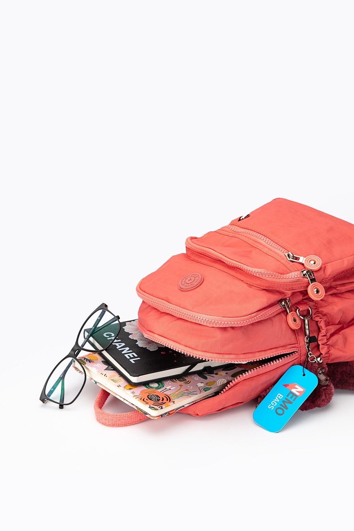 کوله پشتی زنانه صورتی NEMO BAGS | NEMOBAGS252 اورجینال - تصویر 6