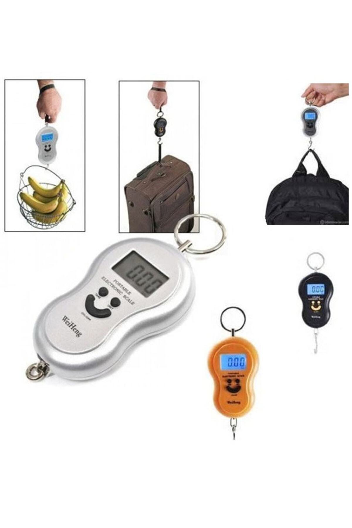 Depolife Dijital El Kantarı El Terazisi Hassas Electronic Pilli Tartı Balıkcı Hurdacı Kasap Manav Kantar 50kg