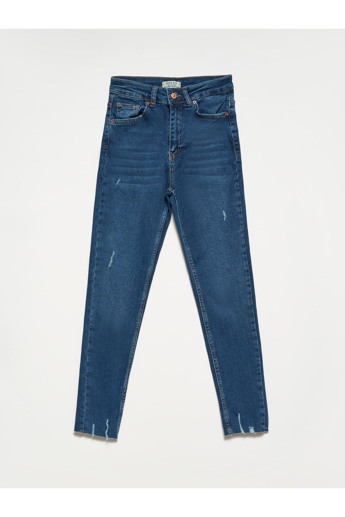 Dilvin Jeans Dunkelblau Straight Fast ausverkauft