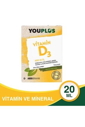 Vitamin D3 400 IU 20 ML Oral Damla 8699514590224