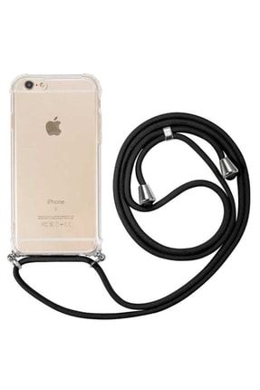 Apple Iphone 8 Plus Uyumlu Kılıf X-rop Kapak Boyun Askısı Ipli KTKXROP0015