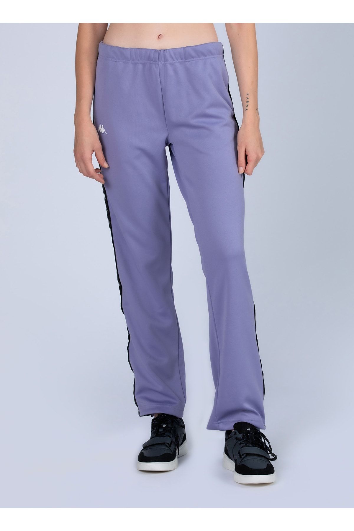 Kappa-Women's Black Sweatpants - 341H4Nw 222 Banda Wastoria Snaps S 2