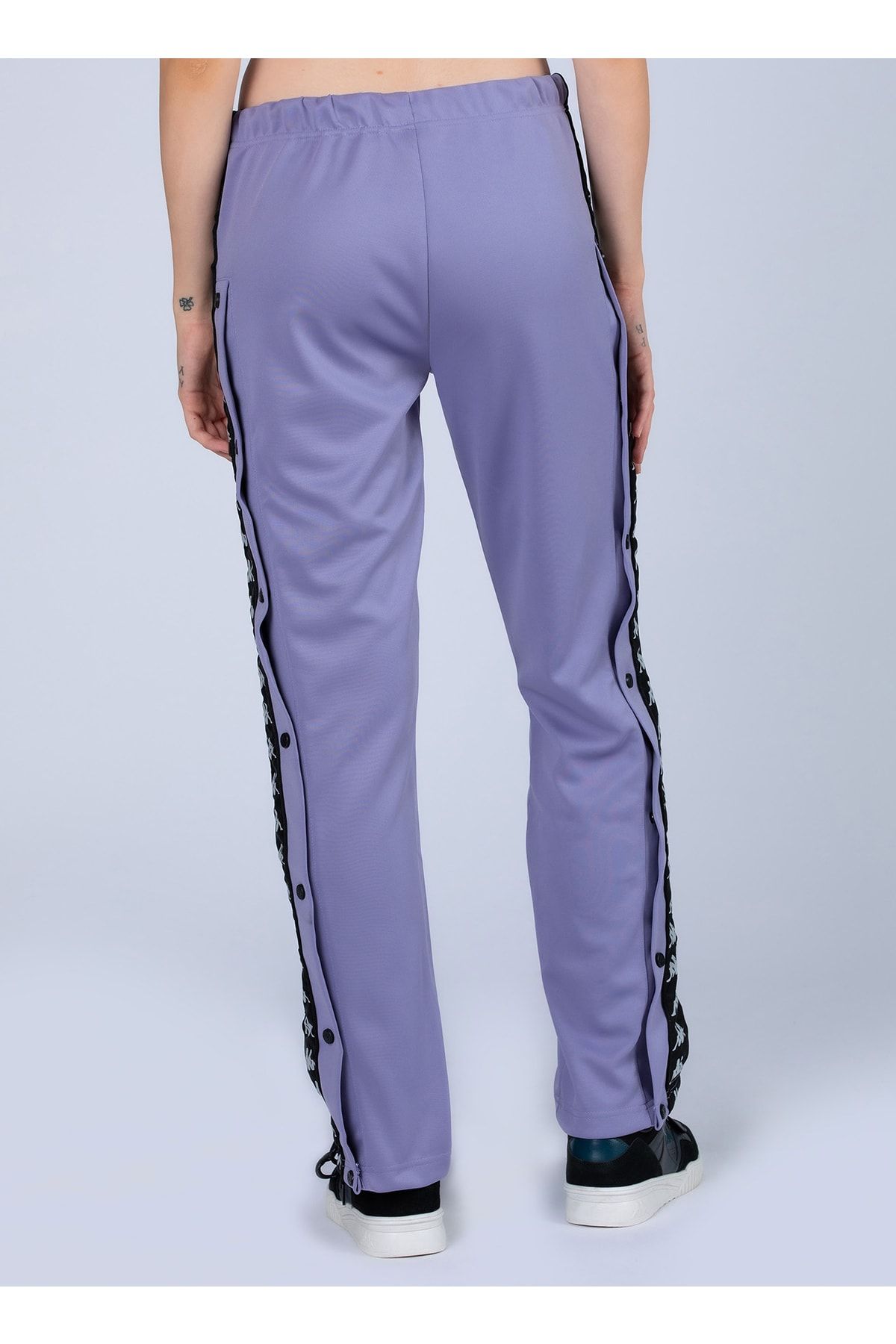 Kappa-Women's Black Sweatpants - 341H4Nw 222 Banda Wastoria Snaps S 5