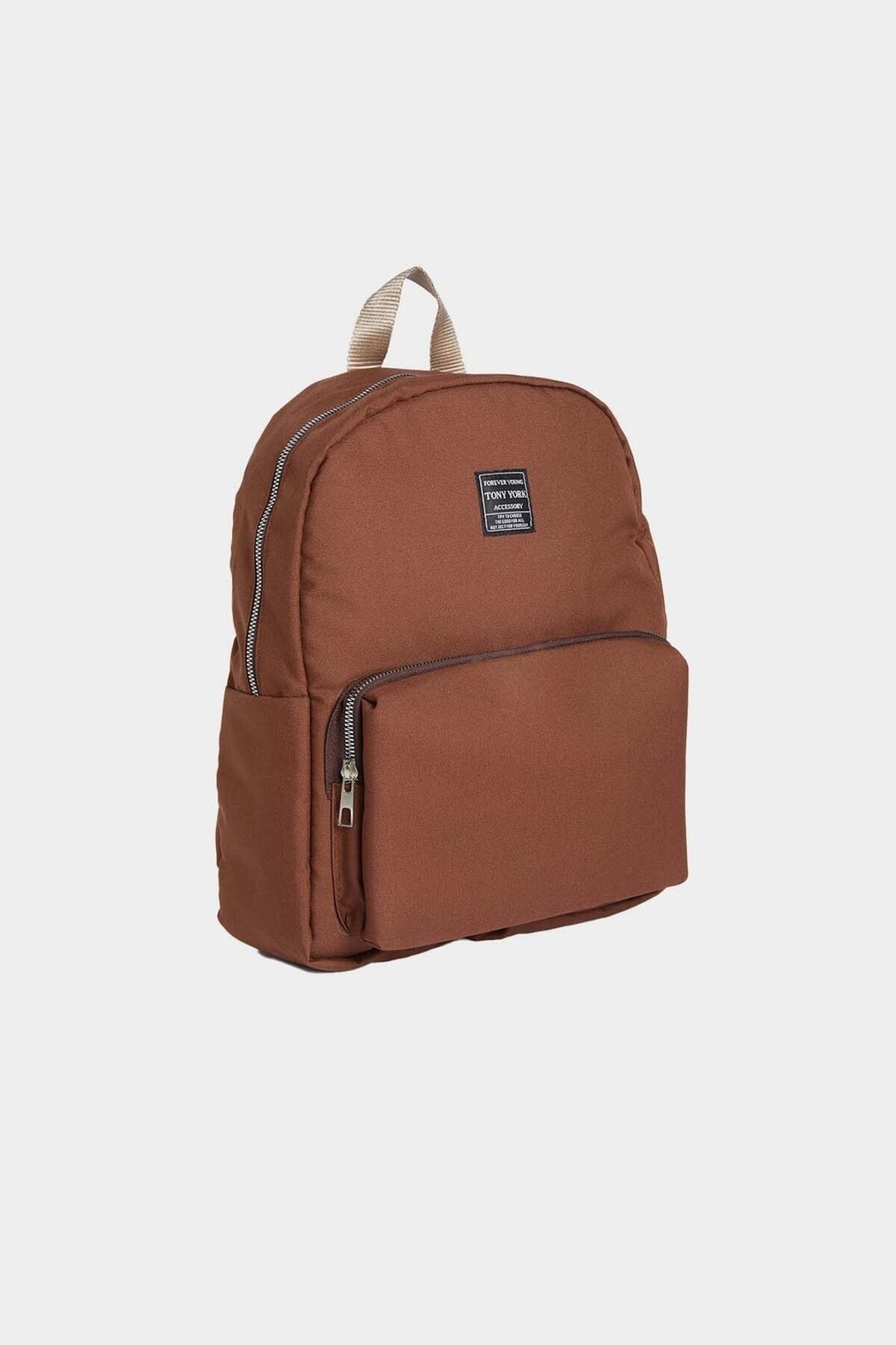 کوله پشتی زنانه قهوه ای ivyess | debby-cepli-unisex-sirt-cantasi اورجینال - تصویر 5