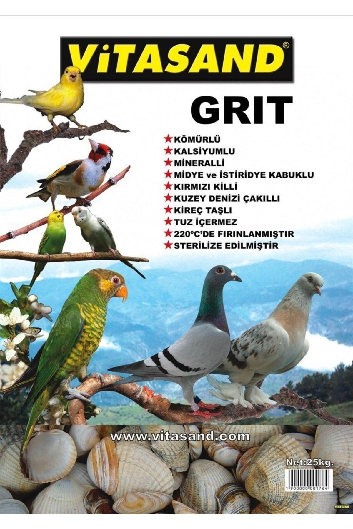 Vitasand Grit Kuş Kumu 20 Kg