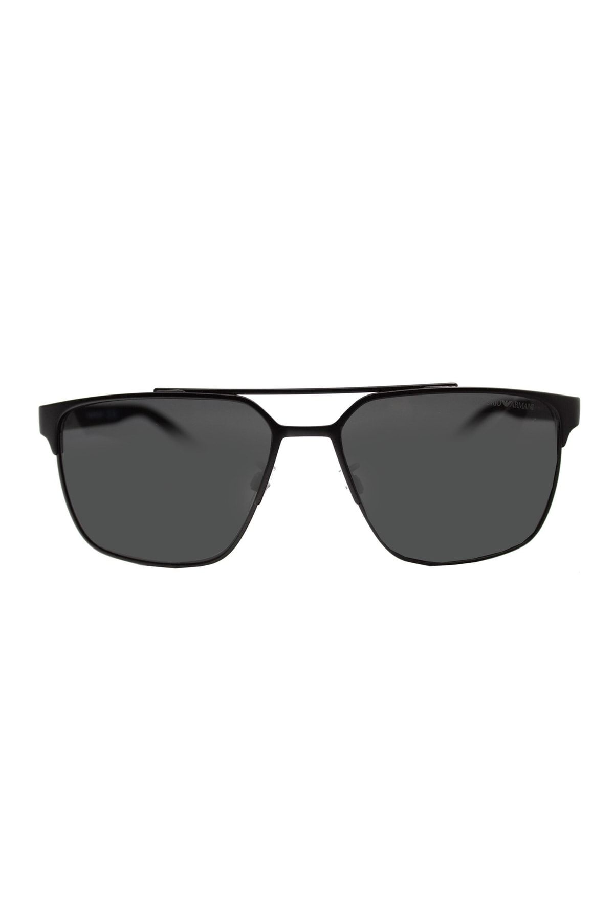 Emporio Armani 2134 3001/87 58 Мужские солнцезащитные очки в черной квадратной оправе