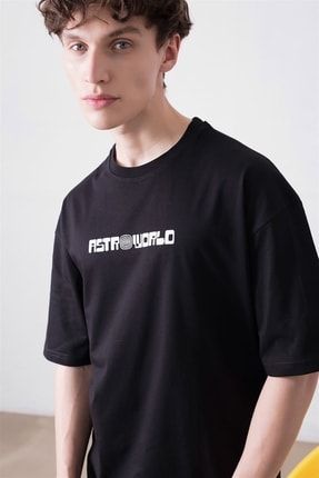 Unisex Astroworld 2021 Siyah Tshirt Trndz1001