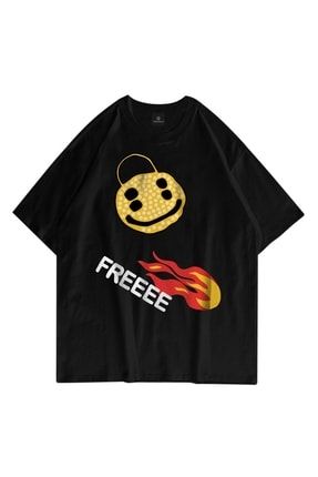 Unisex Freee The Birds And The Bees Siyah Tshirt Trndz1105